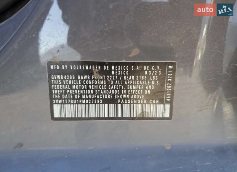 Седан Volkswagen Jetta 2023 в Фастові