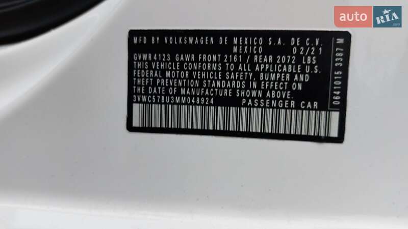 Седан Volkswagen Jetta 2021 в Запоріжжі