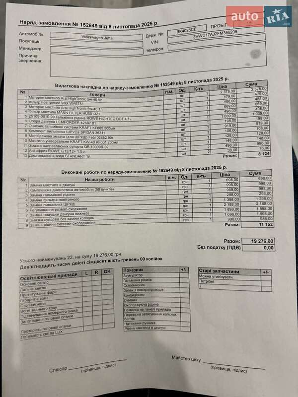 Седан Volkswagen Jetta 2014 в Києві