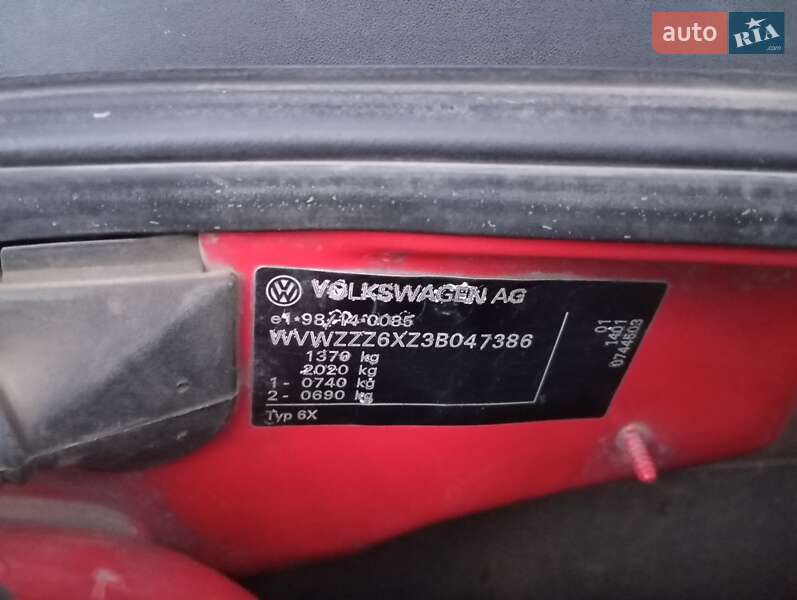 Хетчбек Volkswagen Lupo 2003 в Миколаєві