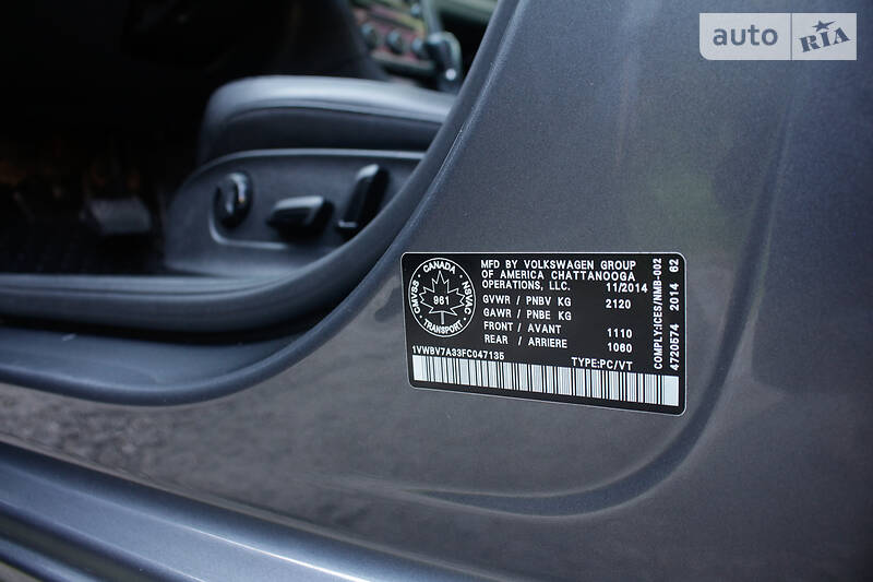 Седан Volkswagen Passat 2015 в Львові фото 42 Седан Volkswagen Passat 2015 в Львові