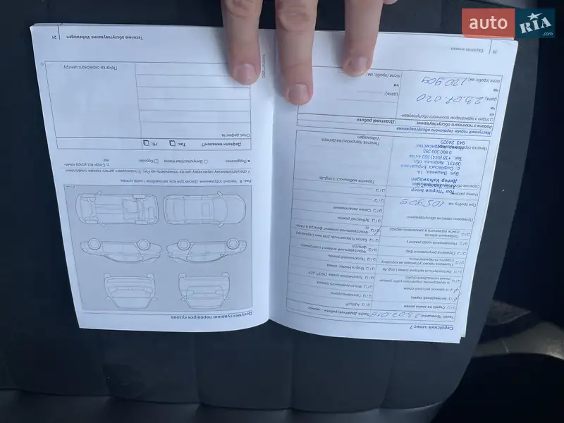 Седан Volkswagen Passat 2016 в Ужгороде документ