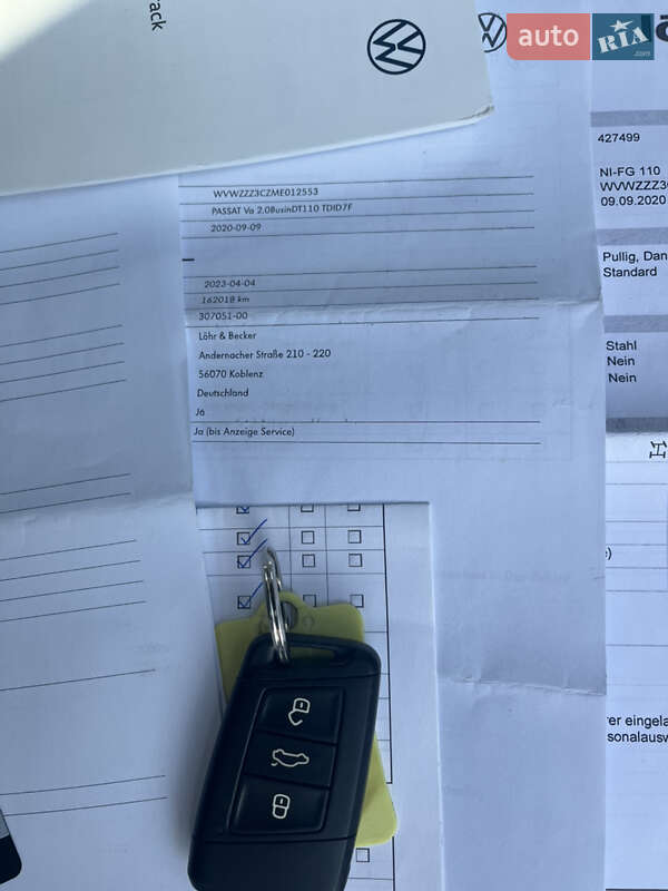 Универсал Volkswagen Passat 2020 в Смеле фото 44 Универсал Volkswagen Passat 2020 в Смеле