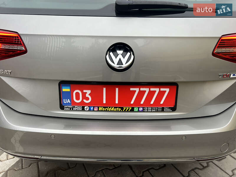Универсал Volkswagen Passat 2016 в Луцке фото 11 Универсал Volkswagen Passat 2016 в Луцке