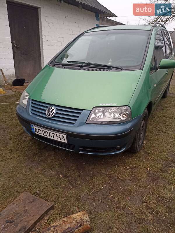 Мінівен Volkswagen Sharan 2000 в Маневичах