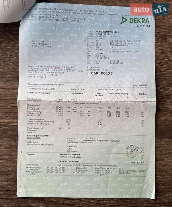 Минивэн Volkswagen Sharan 2015 в Сарнах