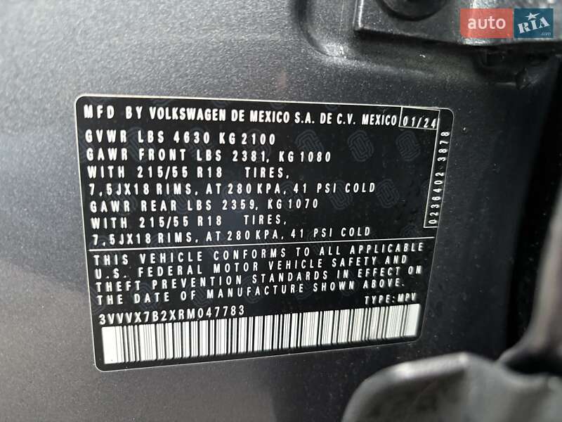 Позашляховик / Кросовер Volkswagen Taos 2024 в Києві