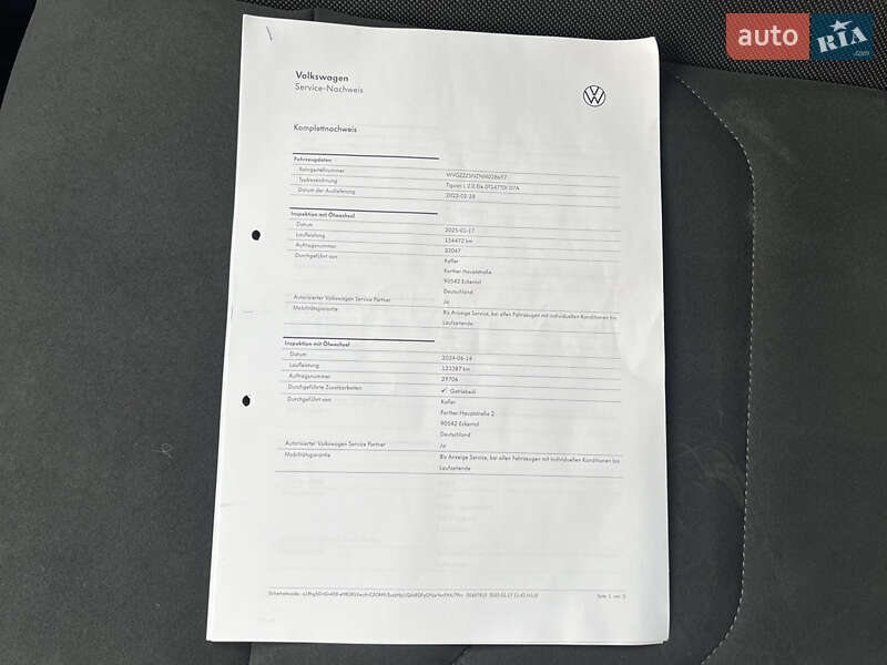 Позашляховик / Кросовер Volkswagen Tiguan Allspace 2022 в Луцьку