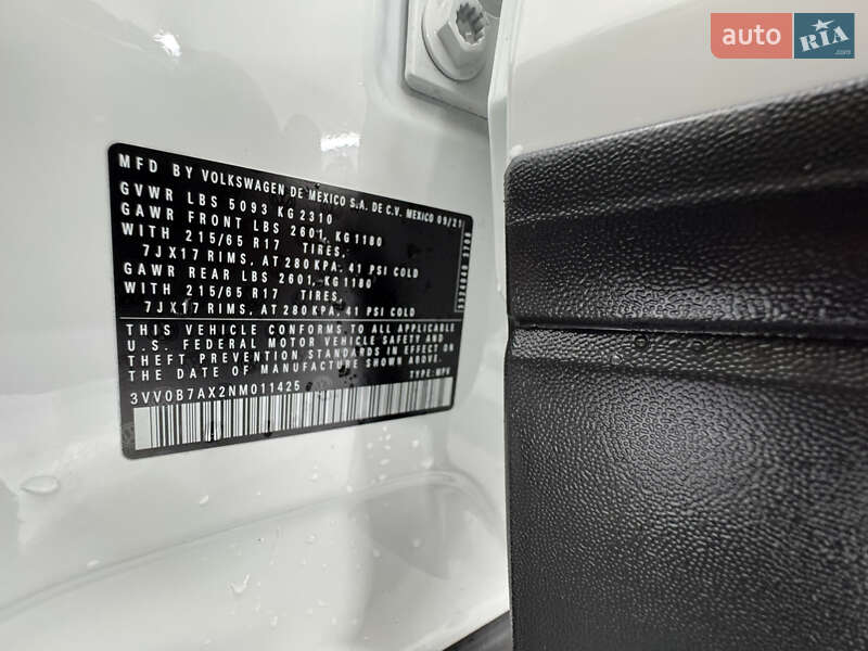 Внедорожник / Кроссовер Volkswagen Tiguan Allspace 2022 в Трускавце