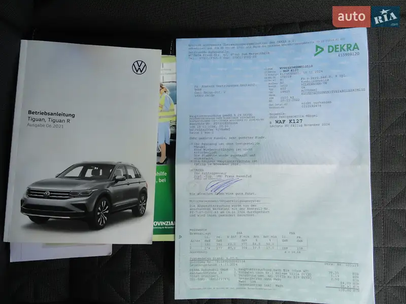 Позашляховик / Кросовер Volkswagen Tiguan 2022 в Луцьку документ