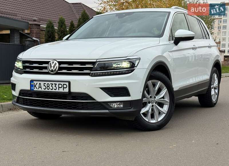 Внедорожник / Кроссовер Volkswagen Tiguan 2019 в Киеве