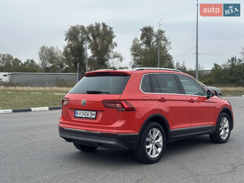 Внедорожник / Кроссовер Volkswagen Tiguan 2018 в Киеве