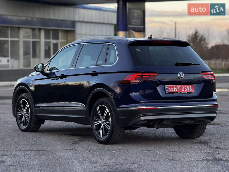 Внедорожник / Кроссовер Volkswagen Tiguan 2017 в Радивилове