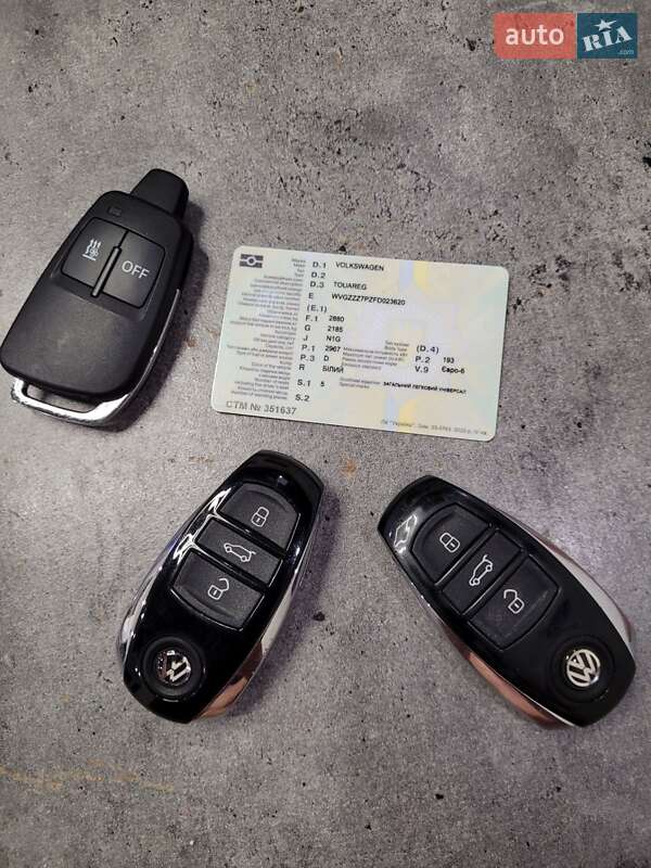 Внедорожник / Кроссовер Volkswagen Touareg 2015 в Кропивницком фото 5 Внедорожник / Кроссовер Volkswagen Touareg 2015 в Кропивницком