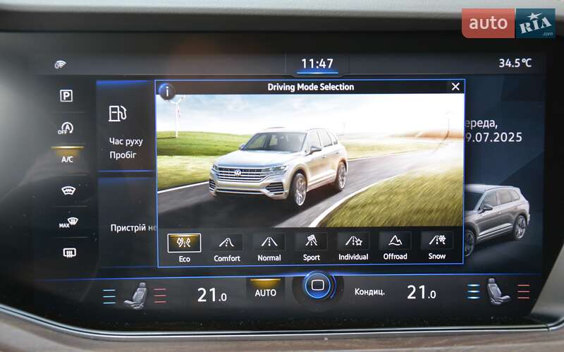 Внедорожник / Кроссовер Volkswagen Touareg 2019 в Киеве