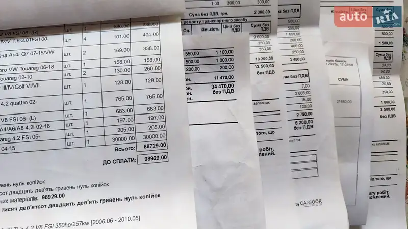 Позашляховик / Кросовер Volkswagen Touareg 2008 в Старокостянтинові документ