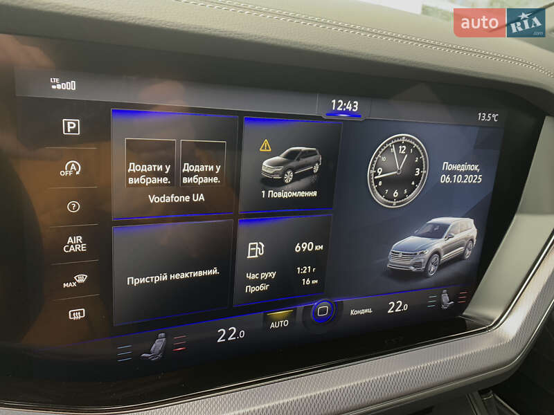Позашляховик / Кросовер Volkswagen Touareg 2022 в Івано-Франківську