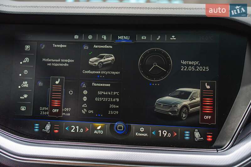 Позашляховик / Кросовер Volkswagen Touareg 2019 в Луцьку