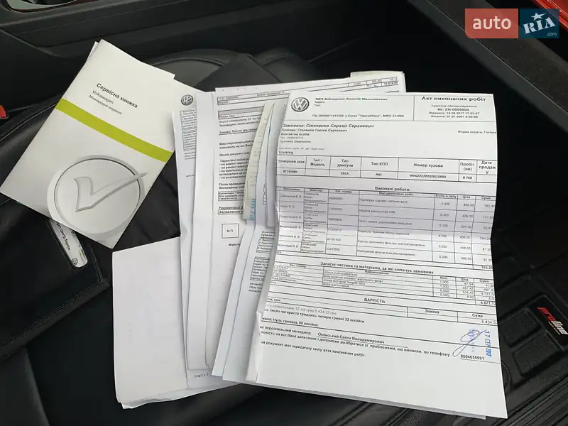 Внедорожник / Кроссовер Volkswagen Touareg 2016 в Одессе документ