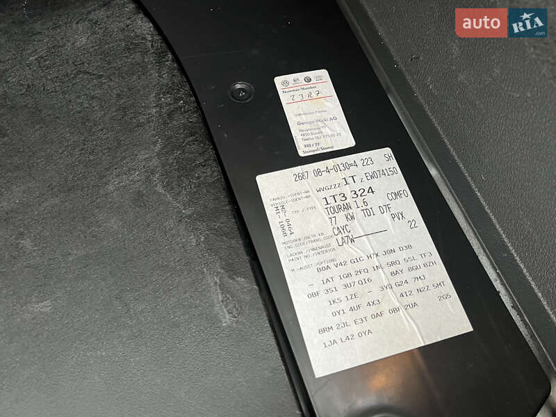 Мінівен Volkswagen Touran 2014 в Луцьку фото 114 Мінівен Volkswagen Touran 2014 в Луцьку