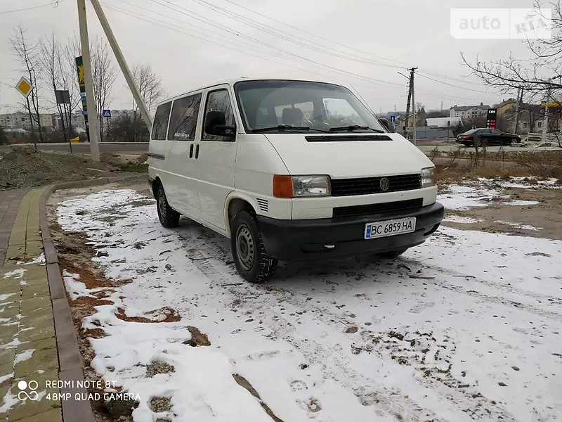 Грузопассажирский фургон Volkswagen Transporter 1998 в 