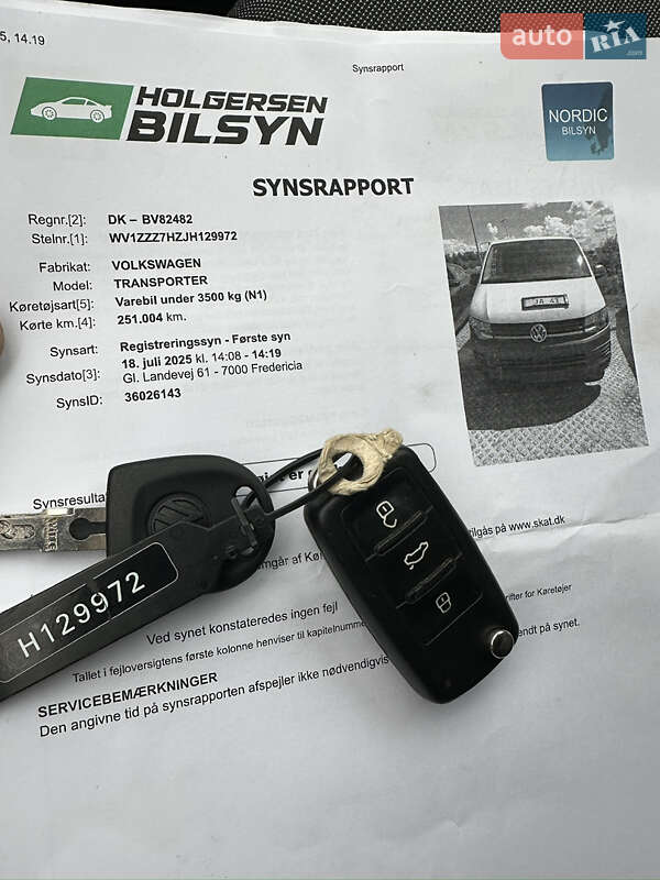 Вантажний фургон Volkswagen Transporter 2018 в Львові фото 22 Вантажний фургон Volkswagen Transporter 2018 в Львові