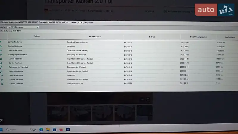 Грузовой фургон Volkswagen Transporter 2020 в Золочеве документ