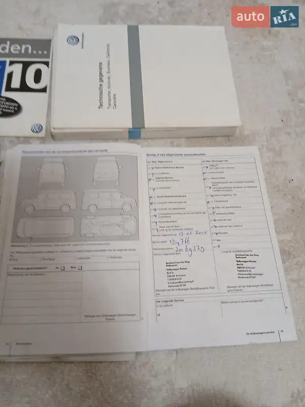 Мінівен Volkswagen Transporter 2012 в Чорткові документ