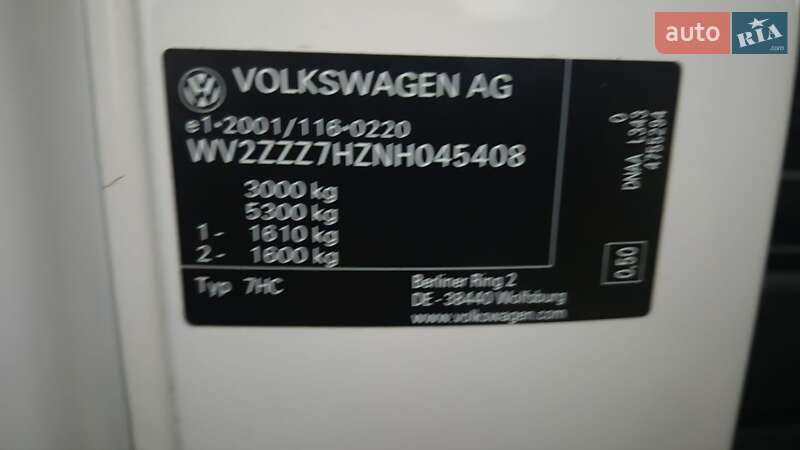 Минивэн Volkswagen Transporter 2022 в Бердичеве