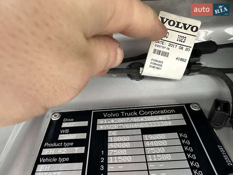 Тягач Volvo FH 13 2017 в Житомирі фото 15 Тягач Volvo FH 13 2017 в Житомирі
