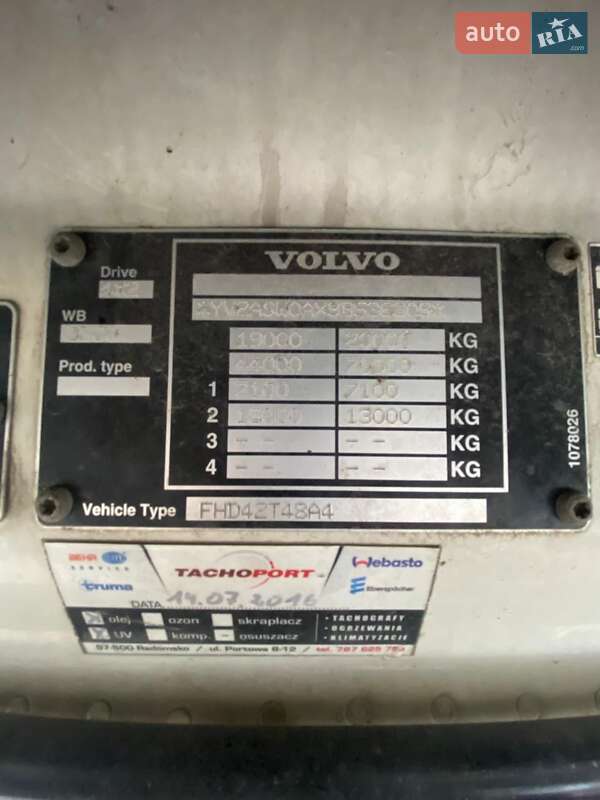 Тягач Volvo FH 13 2008 в Тячеве