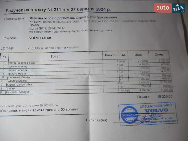 Внедорожник / Кроссовер Volvo XC60 2017 в Львове