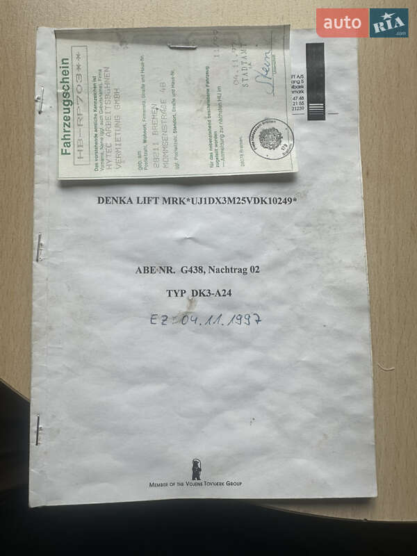 Автовишка Weber SF 400 2000 в Луцьку фото 27 Автовишка Weber SF 400 2000 в Луцьку