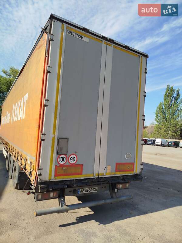 Тентованный борт (штора) - полуприцеп Wielton Mega 2014 в Днепре фото 5 Тентованный борт (штора) - полуприцеп Wielton Mega 2014 в Днепре