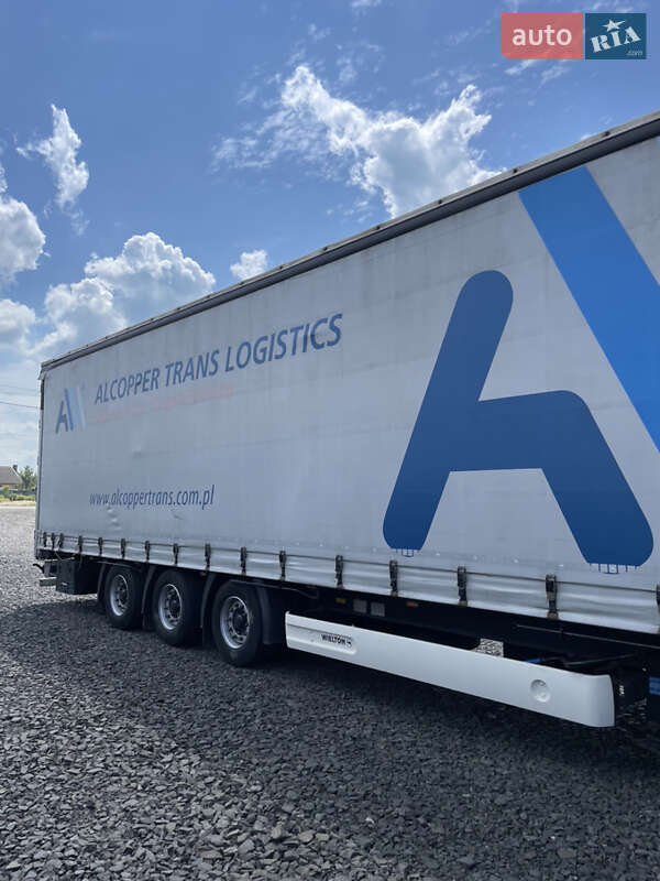 Тентованный борт (штора) - полуприцеп Wielton NS-3 2016 в Ковеле фото 7 Тентованный борт (штора) - полуприцеп Wielton NS-3 2016 в Ковеле