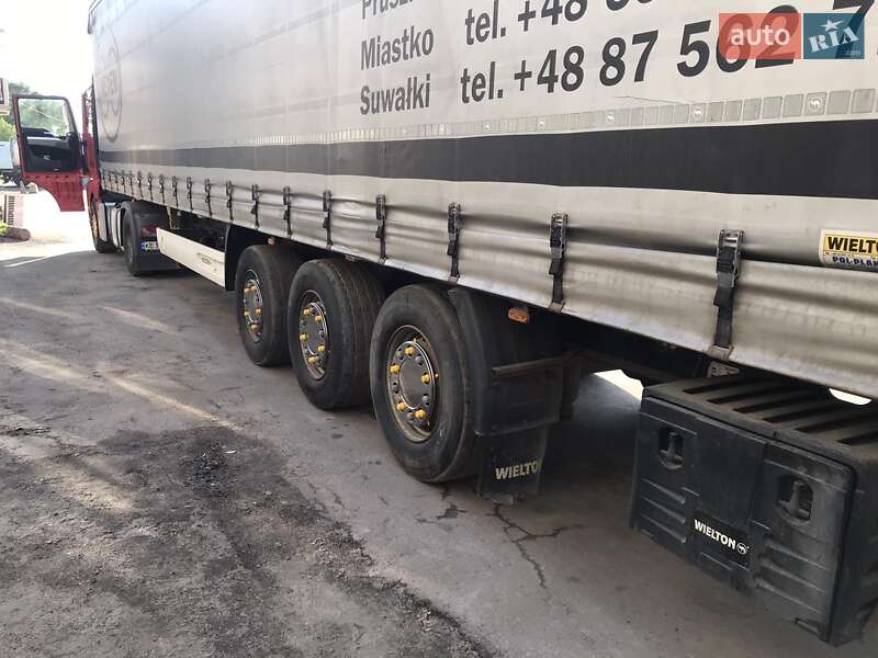 Тентований борт (штора) - напівпричіп Wielton NS-3 2015 в Дніпрі