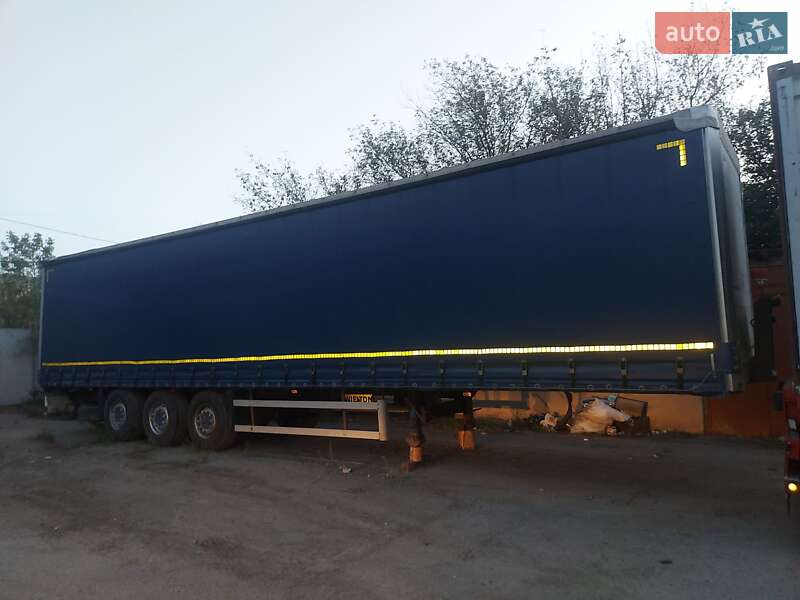 Тентований борт (штора) - напівпричіп Wielton NS34KT 2005 в Одесі