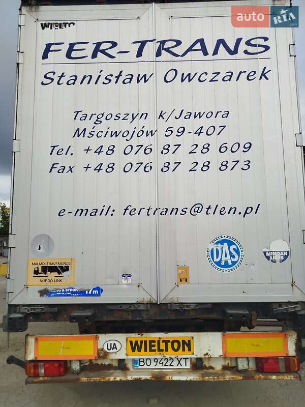 Тентований борт (штора) - напівпричіп Wielton NS34KT 2005 в Тернополі
