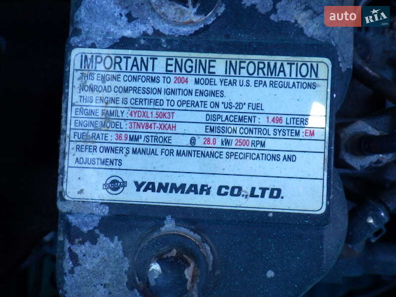 Фронтальный погрузчик Yanmar V4-5A 2004 в Одессе фото 20 Фронтальный погрузчик Yanmar V4-5A 2004 в Одессе