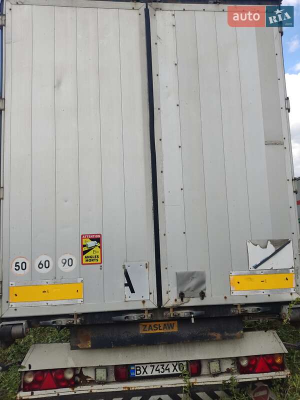 Тентований борт (штора) - напівпричіп Zaslaw D-651 2007 в Кам'янець-Подільському
