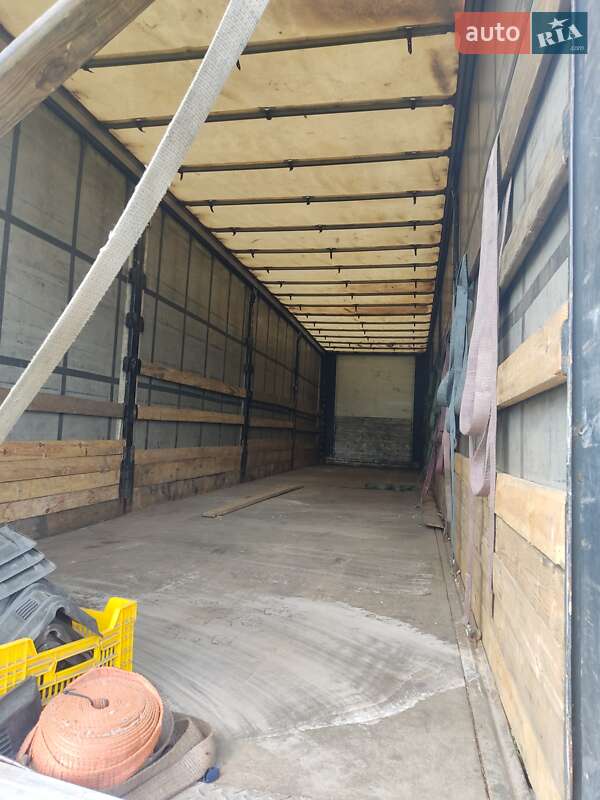 Тентований борт (штора) - напівпричіп Zaslaw D-651 2007 в Кам'янець-Подільському