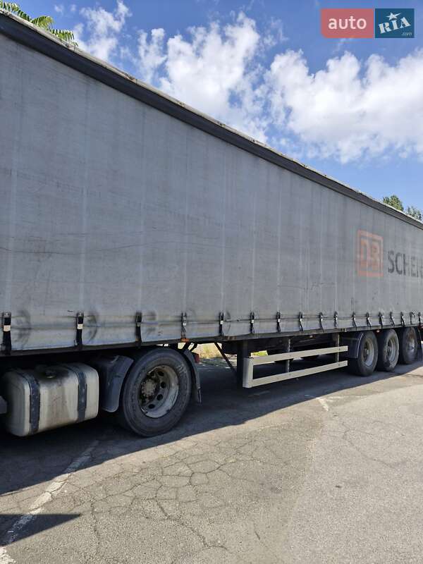 Тентований борт (штора) - напівпричіп Zaslaw D-651 2008 в Одесі