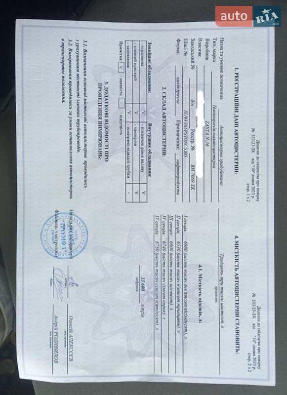 Цистерна полуприцеп Zasta N-36 1996 в Одессе