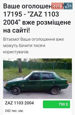 Ліфтбек ЗАЗ 1103 Славута 2003 в Києві