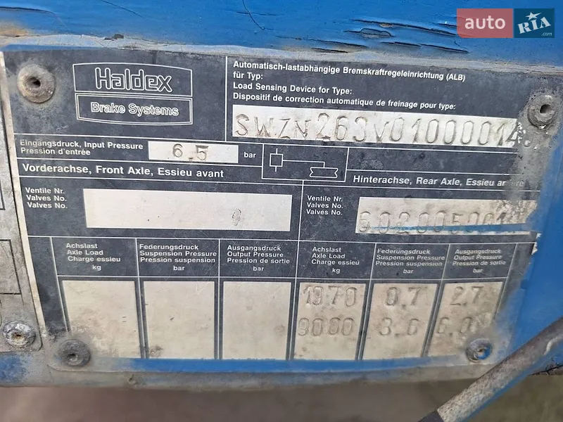 Zremb N 263 2001 VIN SWZN263V010000140 фото оголошення 7 з 25