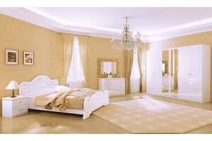 Мебель для спальни Миро-Марк Футура белая классика Белый глянец (30685)