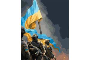 Набор для творчества -картина по номерам Origami " Защитники Украины "