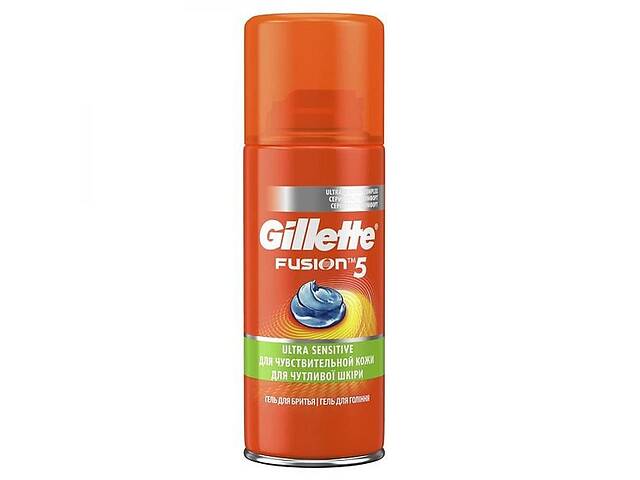 Гель для бритья Gillette FUSION Ultra Sensitive Skin, 75мл (7702018464913)