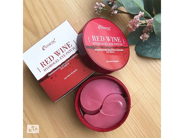 Гидрогелевые патчи для глаз КРАСНОЕ ВИНО ESTHETIC HOUSE RED WINE HYDROGEL EYEPATCH