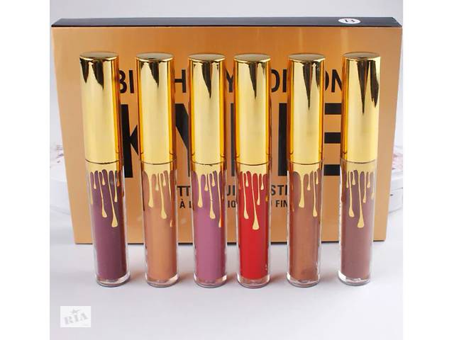 Набор жидких матовых помад Кайли KYLIE Birthday Edition 6 в 1